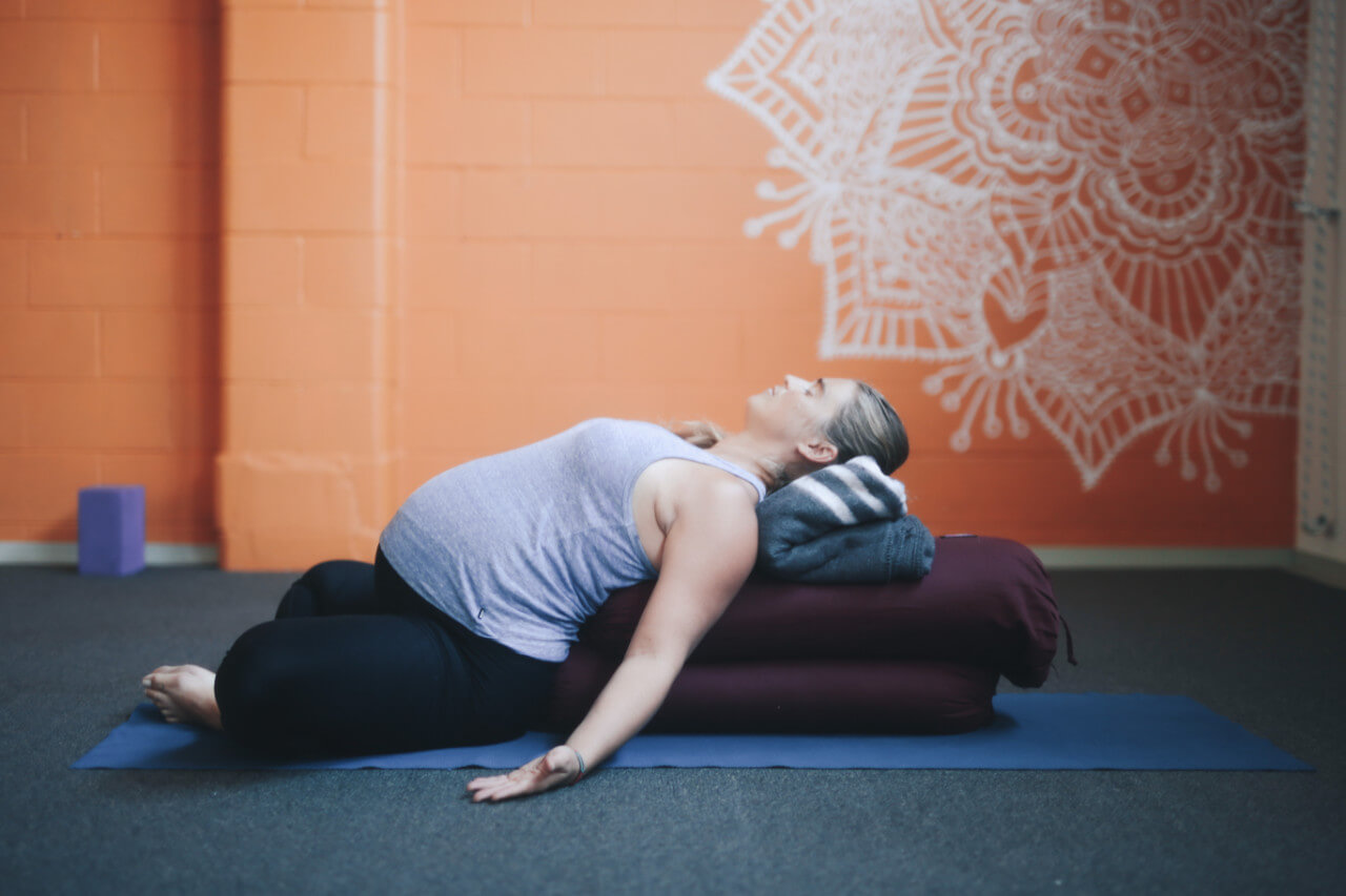 Coast-Yoga-x-Gryst-1979 Pregnant woman in birthing position